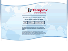 Tablet Screenshot of ferriprox.com